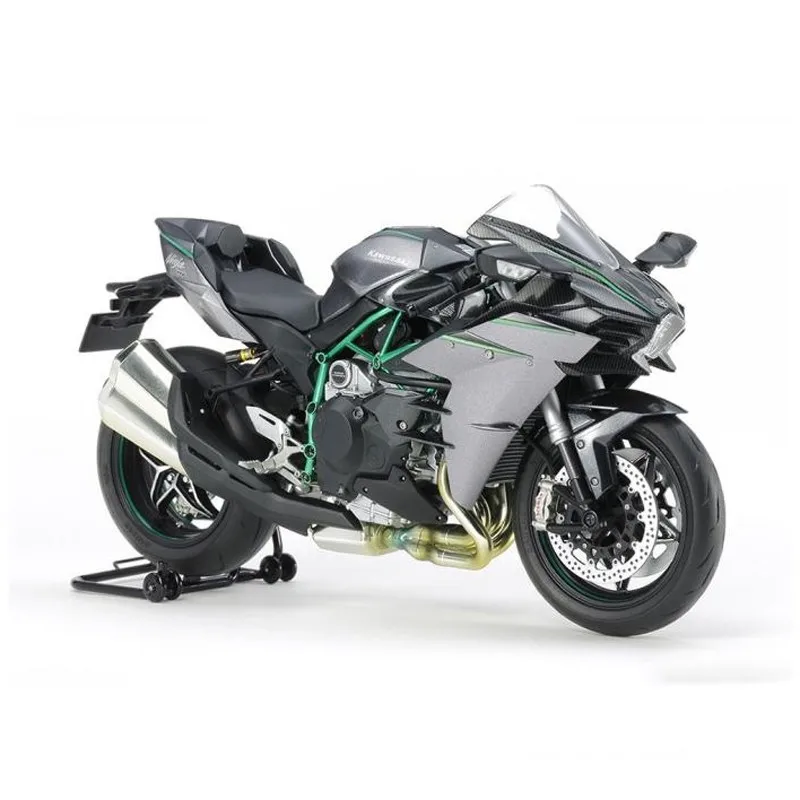 Plastic Assembly Car Model Tamiya -14136 1/24 Kawasaki Ninja H2 Carbon Fiber Edition Motorcycle model kit