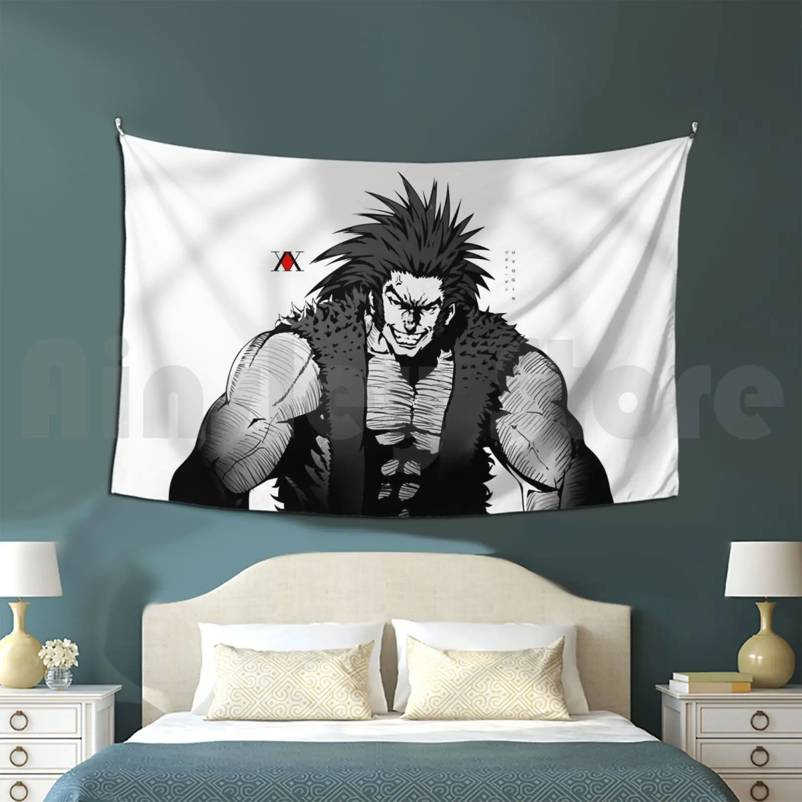 

Hunter X Hunter Phantom Troupe Genei Uvogin Hxh Anime Manga Inspirational Motivational Quote Tapestry Living Room Bedroom Scarf