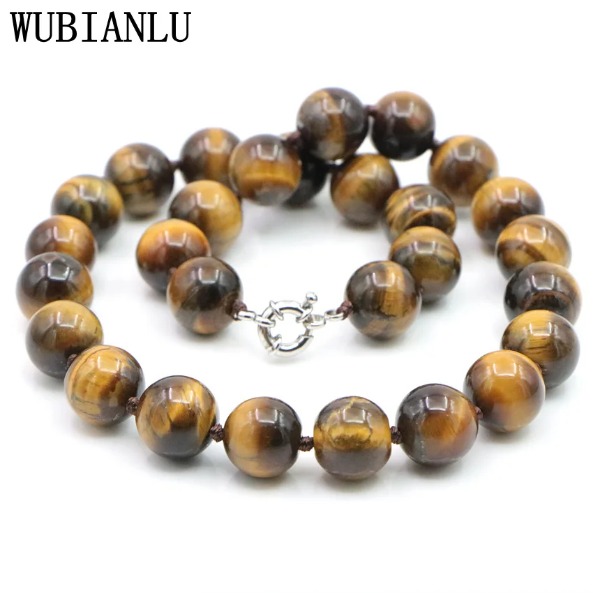 

New Fashion Charm 6 Styles Natural Tiger Eye Gem Stone Necklace Clavicle Chain Women Girl Choker Banquet Gift Jewelry Wholesale