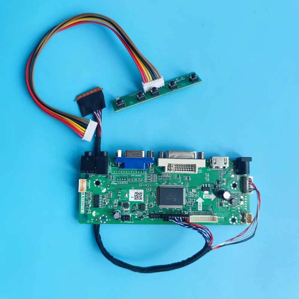 LED LCD HDMI-Compatible DVI VGA Controller Board DIY for 40pin LP173WD1-TLC4 LP173WD1-TLD11600X900 Screen Monitor Card