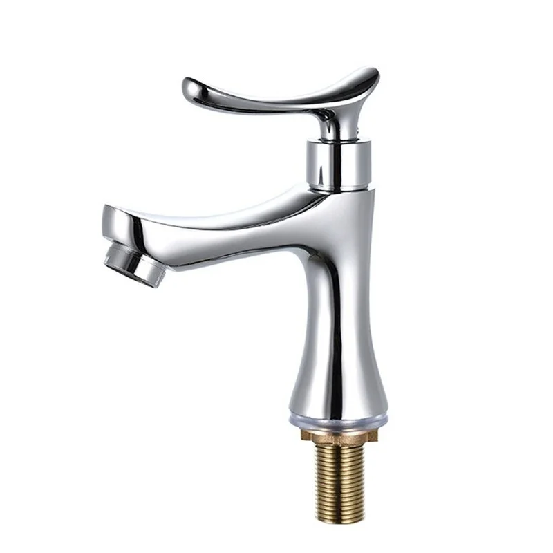 

Copper Thumb Single Cold Basin Faucet Single Cold Faucet for Washbasin and Basin