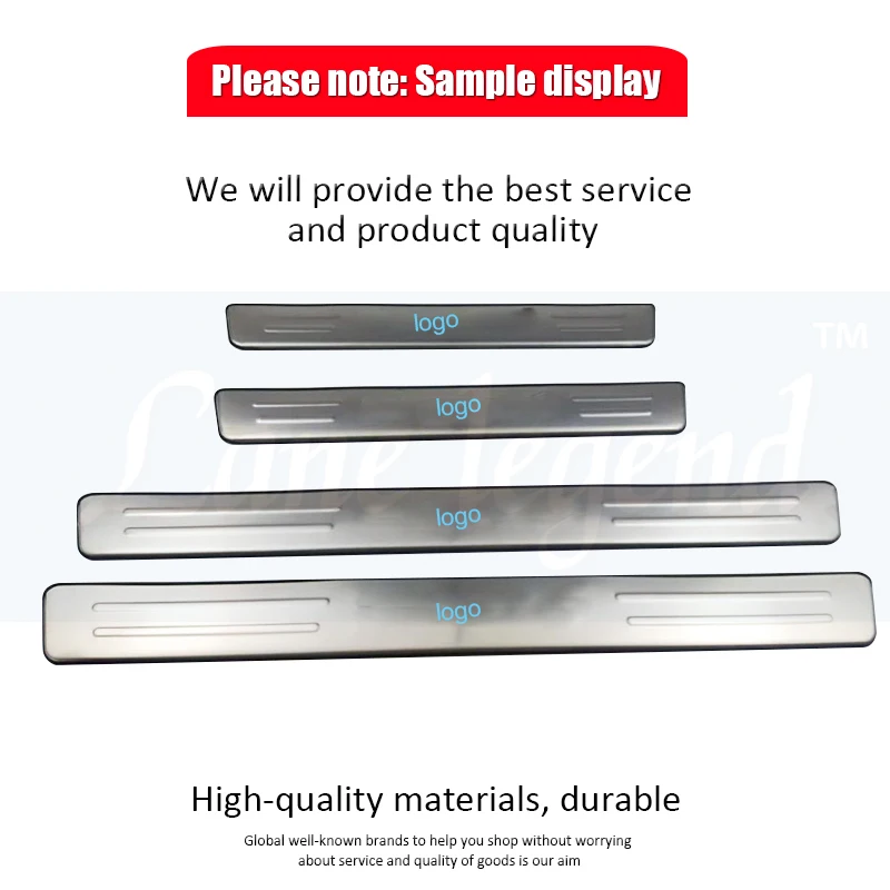 high quality Stainless Steel Scuff Plate/external Door Sill Door Sill scuff plate door sill for 2003-2016 Mazda 6 M6 Car styling