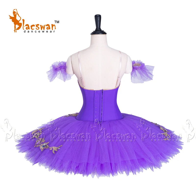 Lilac Fairy Variation Sleeping Beauty the Three Bood Fairies Competition Stage Ballet Costume Professional Pancake Tutu BE016