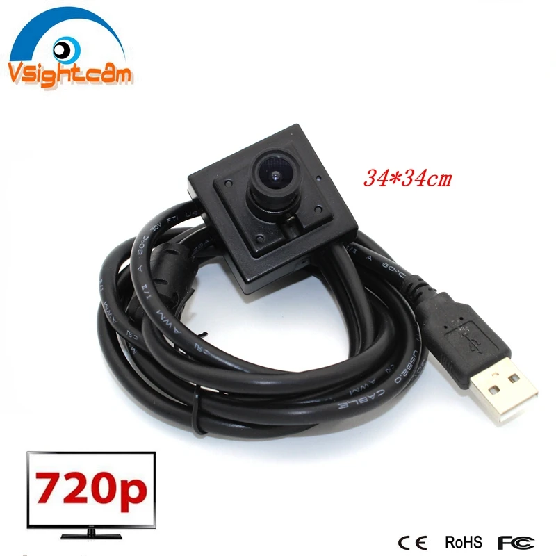 CMOS 1.0MP Mini Micro USB Camera 720P USB 2.0 UVC Camera For Android ATM Machine Laptop Computers