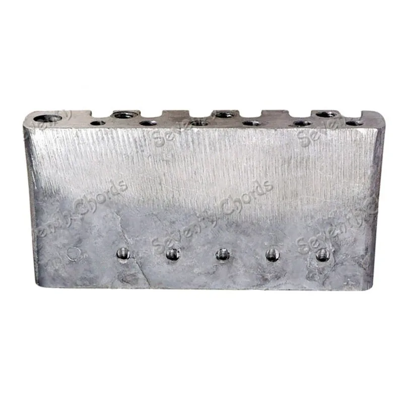 1 Stück 6-Saiten-Sattel-Tremolo-Brückenbasis für E-Gitarren-Zubehörteile Musikinstrument – Detail 3