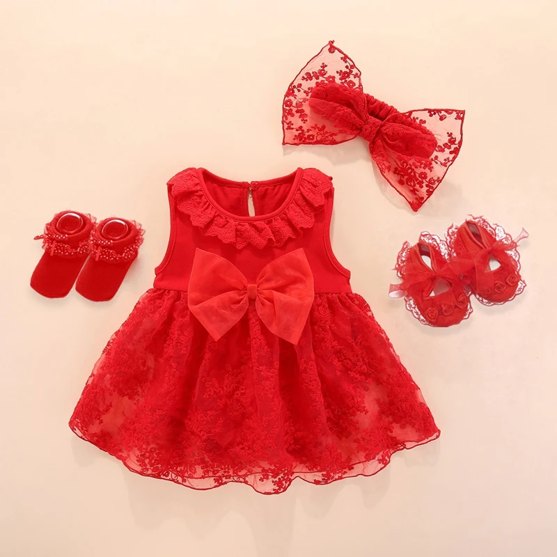 Ropa y vestidos para bebé recién nacido, Estilo Princesa de algodón, vestido de bautizo para bebé, 0, 3, 6 meses, 2020