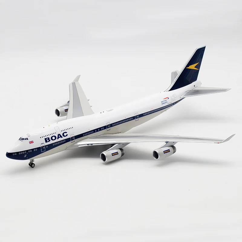 

Diecast 1:200 Simulation British Airways Centennial B747-400 G-BYGC BOAC Aircraft Model Retro Painting Edition Collectible