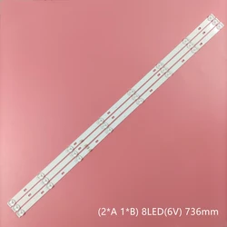 LED backlight strip for D40-M30 40BF400 JS-D-JP395DM-A81EC JS-D-JP395DM-B82EC (80105) E395DM1000 MCPCB Nordmende ND40N2100 JLX