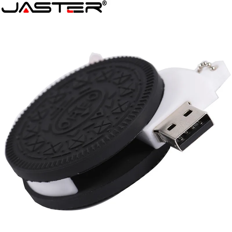 

JASTER Cartoon Oreo Biscuits model usb2.0 4GB 8GB 16GB 32GB 64GB pen drive USB Flash Drive creative gifty Stick Pendrive