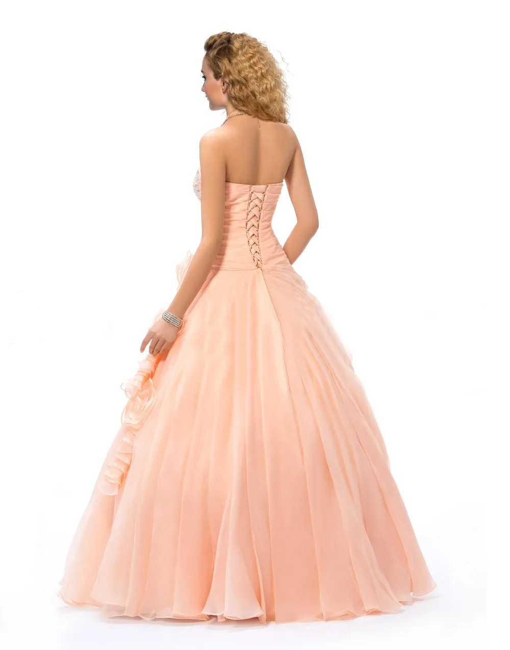 quinceanera ball gowns sweetheart princess crystal vestido de noiva organza fliwers party prom 2018 Mother of the Bride Dresses