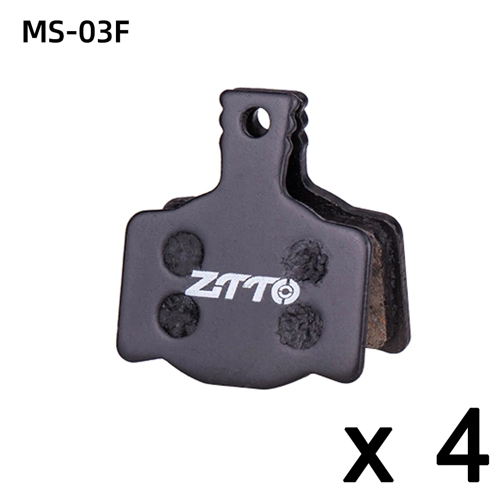 ZTTO 4 Paar MTB Halbmetall-Fahrrad-Bremsbeläge, leise Keramik für Fahrrad-Scheibenbremse M8020 M6100 MT200 Führungscode E9 DB ER MT6 MT4