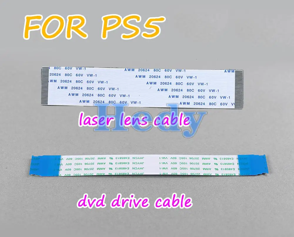 1PC Replacement For Sony PS5 Controller 24PIN Dvd Drive Flex Cable 40pin Laser Lens Ribbon Cable For Playstation 5 Console