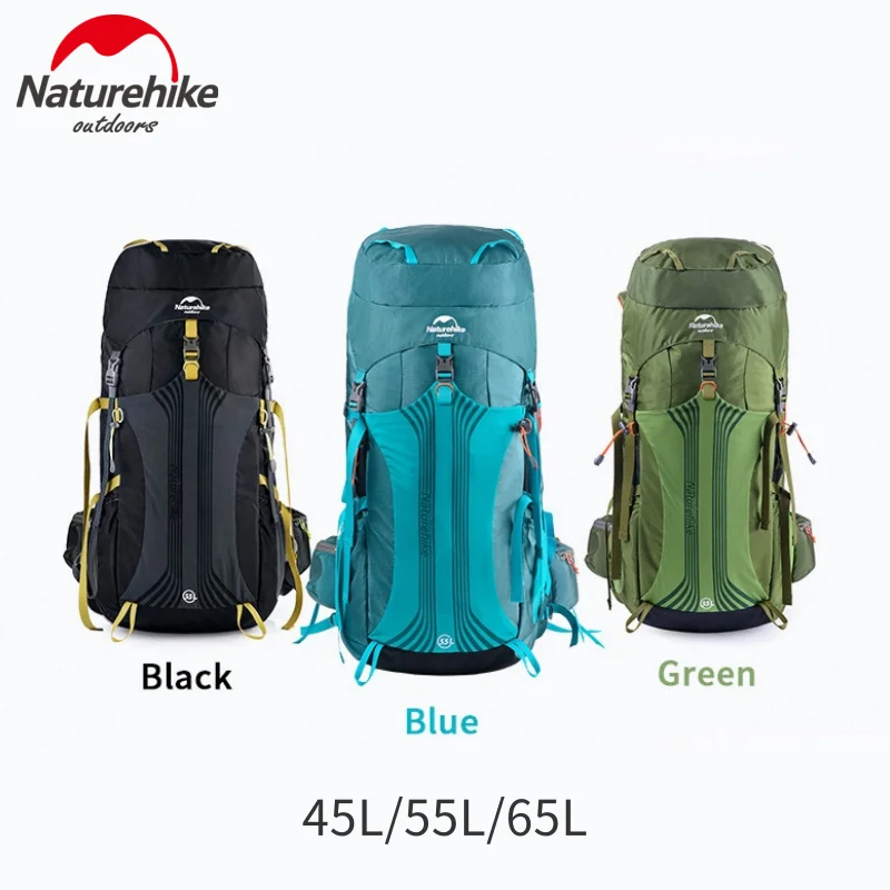 Naturehike Hiking Bag Professional Climbing Bag Large Capcity Outdoor Hiking Travel Backpack Suspension System Climbing Backpack