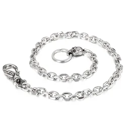 Punk Rock Stainless Steel Waist Skull Link Chain Belt Men Key Chain Wallet Keychain Jeans Hip-hop Jewelry Gift