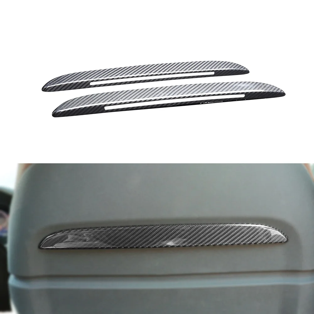 

For BMW X5 G05 2019up Carbon fiber Rear Seat Panel Back Trim Decoration Covers Interior Auto accessories