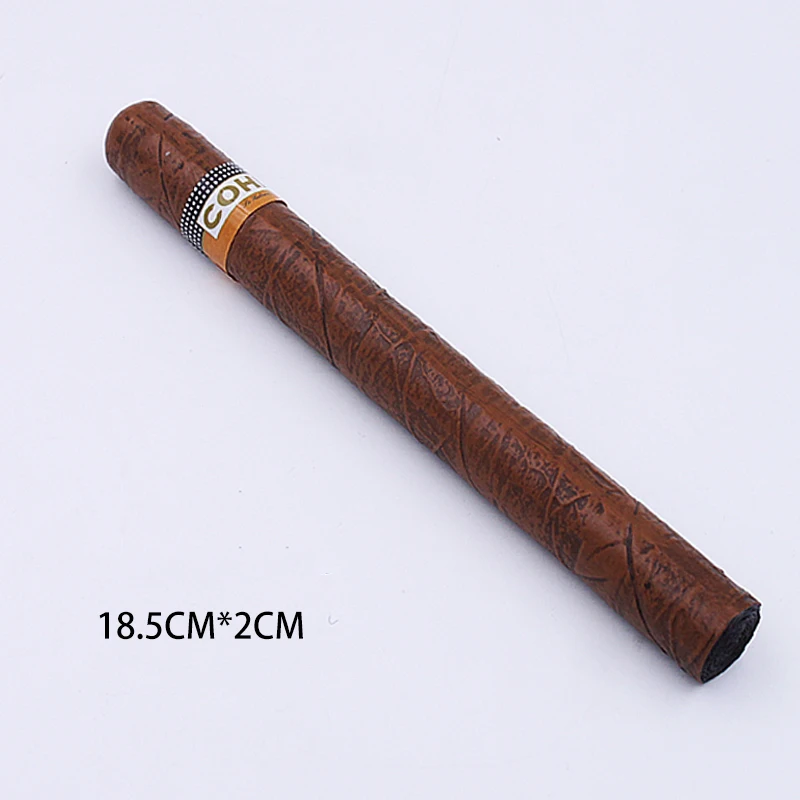 Resin plastic cigar decoration Realistic Simulation Fake 3 Size Cigars Props Cigar Model