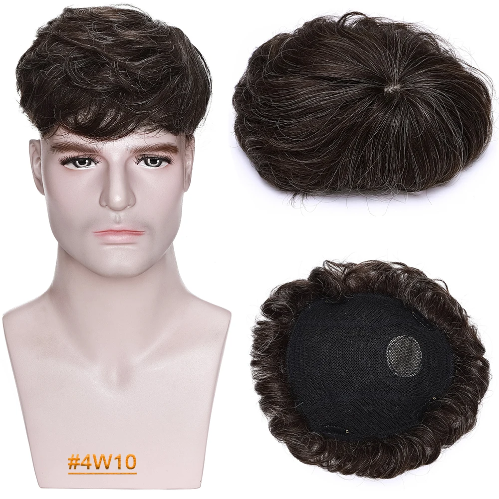 SEGO 16x19cm Human Hair Toupee