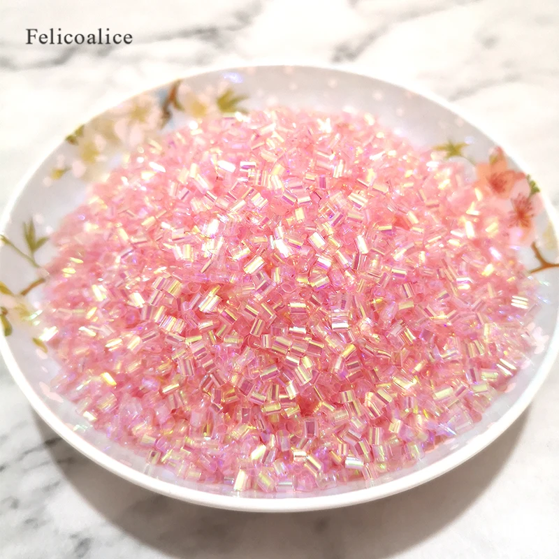Bingsu-suministros de cuentas iridiscentes, 50g, aditivos de limo, Kit de rociadores DIY para arcilla de limo crujiente transparente y esponjosa