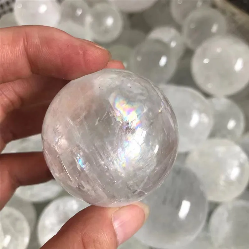 New Arrived White Crystal Ball Spiritual Healing Crystals Calcite Sphere For Home Decoration