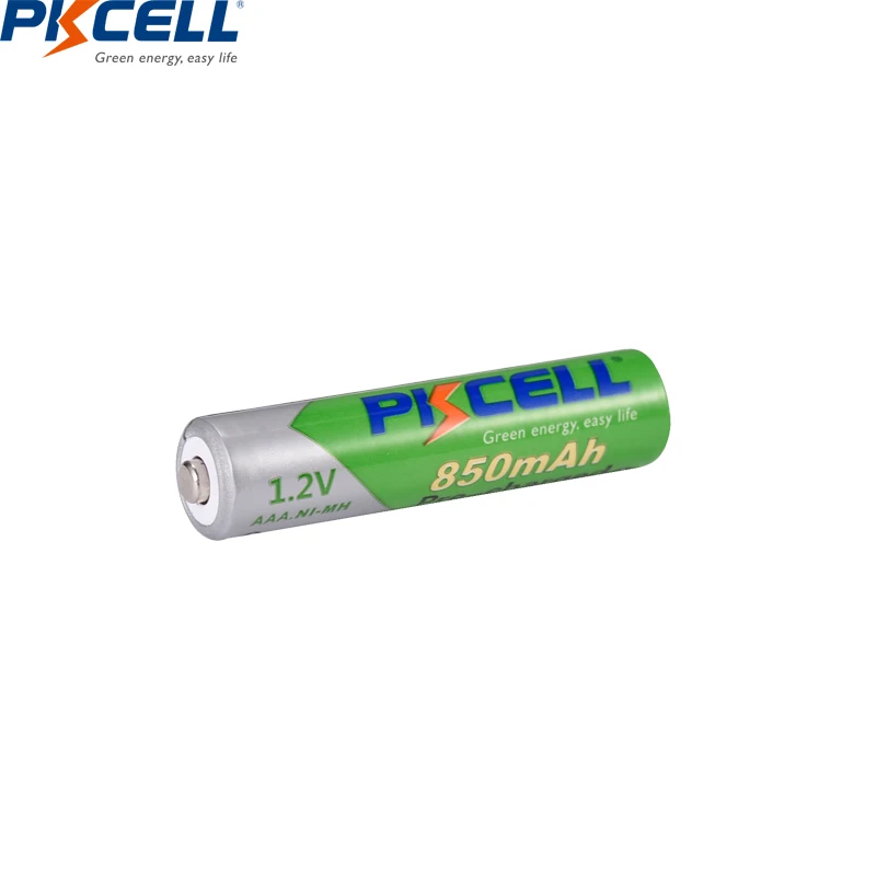 PKCELL 20 szt. Bateria AAA do ładowania wstępnego 1.2V NIMH akumulatory AAA 3a bateria 850MAH z 5 bateria PC pudełko na baterie AAA