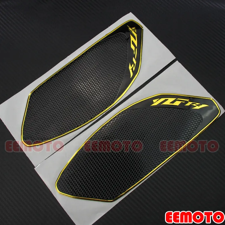 Motorcycle Tank Pad Protector Sticker Decals Gas Fuel Knee Grip Traction Side for YZF R1 YZF-R1 2009 2010 2011 2012 2013 2014