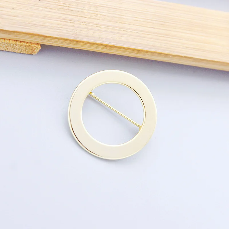 1pcs 31mm high quality Copper round brooch Pin Nickel-free Plating safety pins