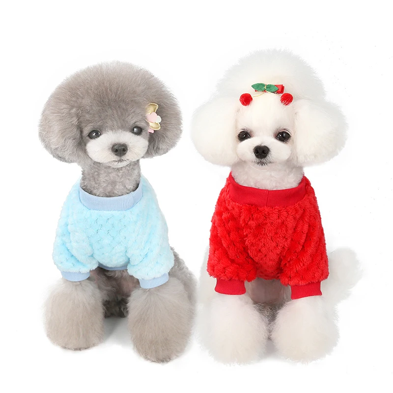 Herbst Winter Welpen Katze Mantel Warme Korallen Fleece Haustier Hund Kleidung Für Französisch Bulldog Outfit Mops Weste одежда для собак мелких