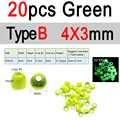 20 amarillos 4x3mm B