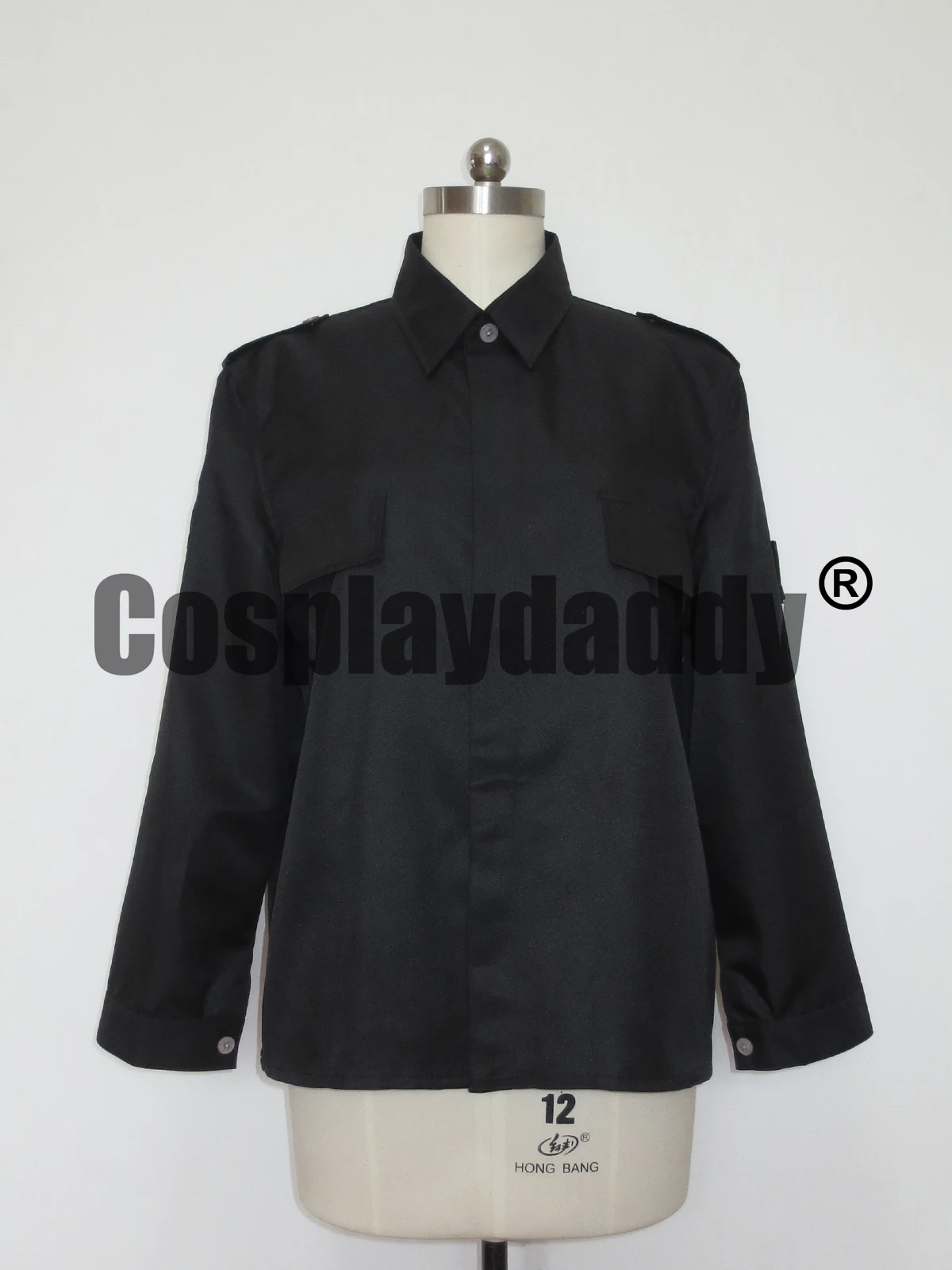 

Stargate Atlantis Cosplay Costume John Sheppard Uniform Black Casual Shirt