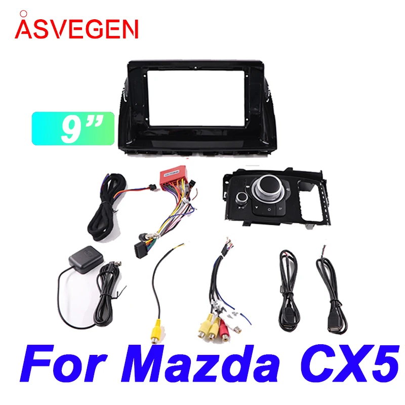 

Asvegen For Mazda CX5 Car Radio Fascia Frame Car Dvd Frame Install Panel Dash Mount Installation Dashboard