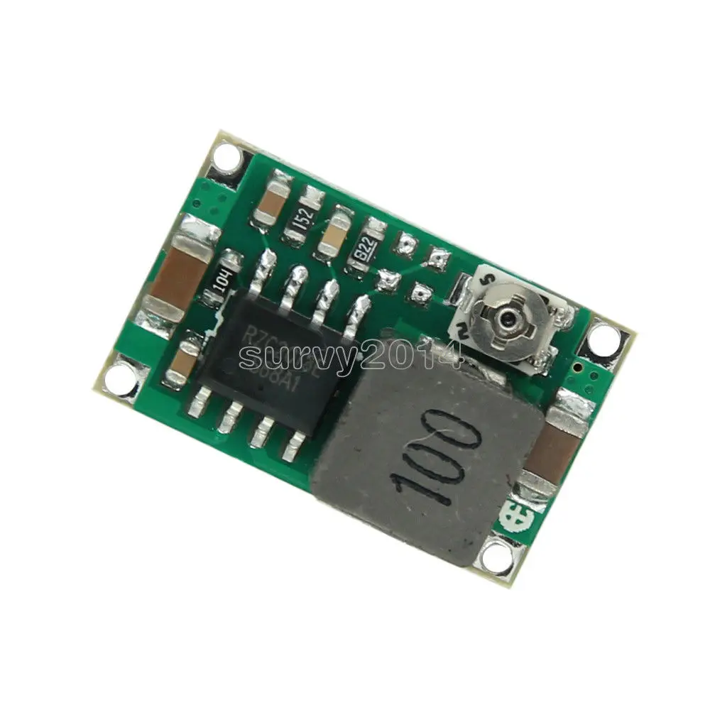 DC-DC Mini 360 3A Step Down Adjustable Power Supply Module Replace LM2596S For Flight Control DC 4.75V-23V To 1.0V-17V