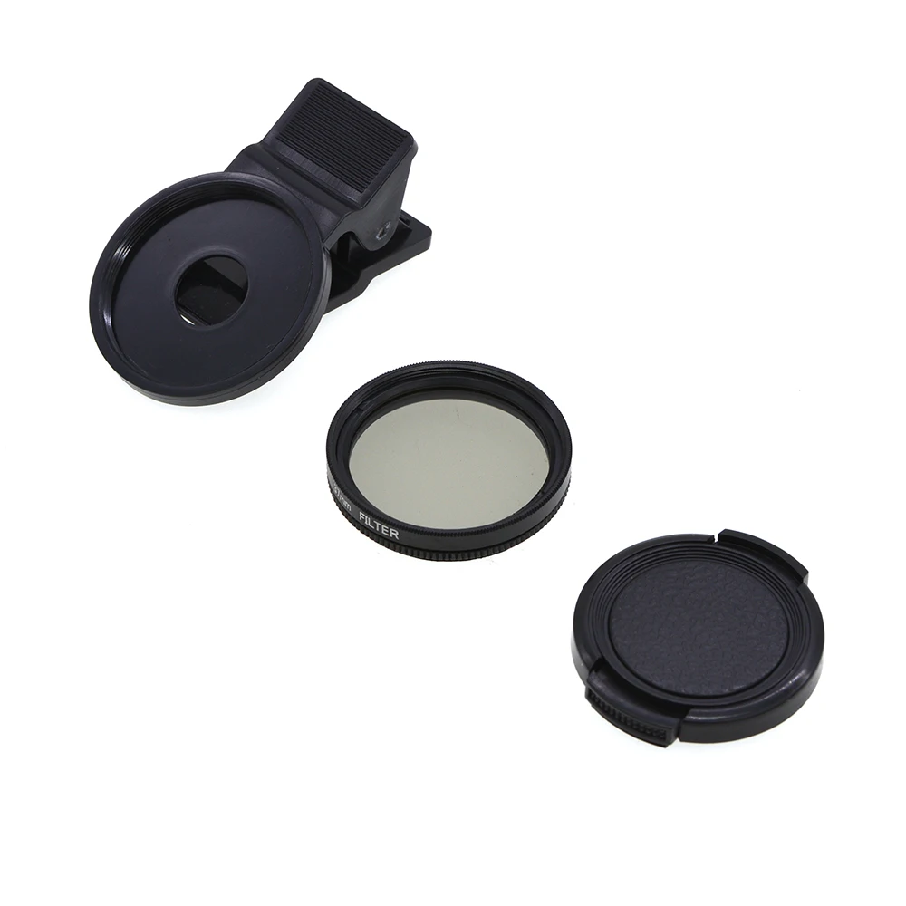 FOTGA 37mm Ultra Slim CPL Polarizing Lens Filter Clip Maintain Rotation Anti-Reflection For 37mm Phone Lens