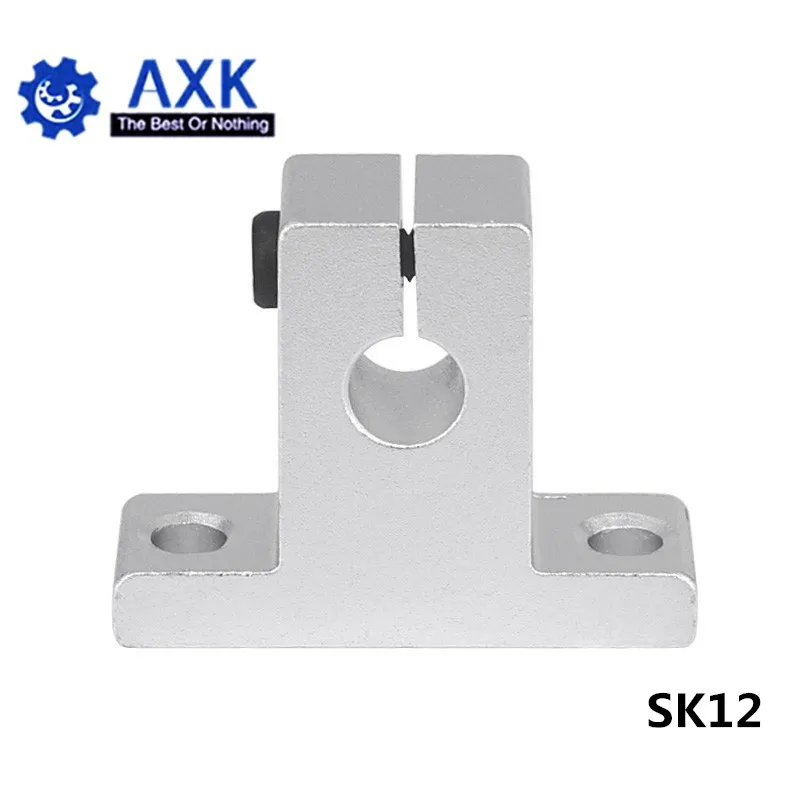 

10pcs/lot SK12 12mm linear bearing rail shaft support XYZ Table CNC Router SH12A