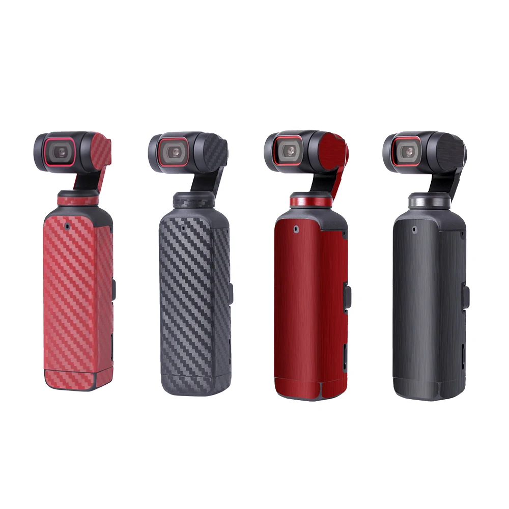 Scratch-proof Pocket 2 PVC Stickers Gimbal Protective Skin Decals for DJI OSMO Pocket 2 Accessories Multiple Colors Optional