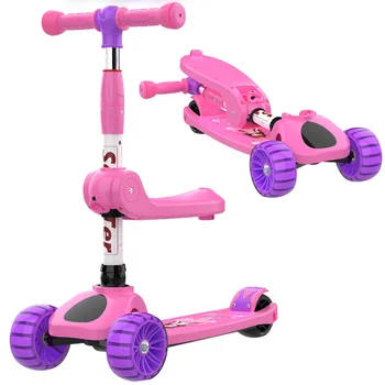 LazyChild 1-2-6 Years Children Kids Baby Sit and Ride Kick Scooter &amp; Balance Bike for Baby Nice Gift 2023 New Dropshipping