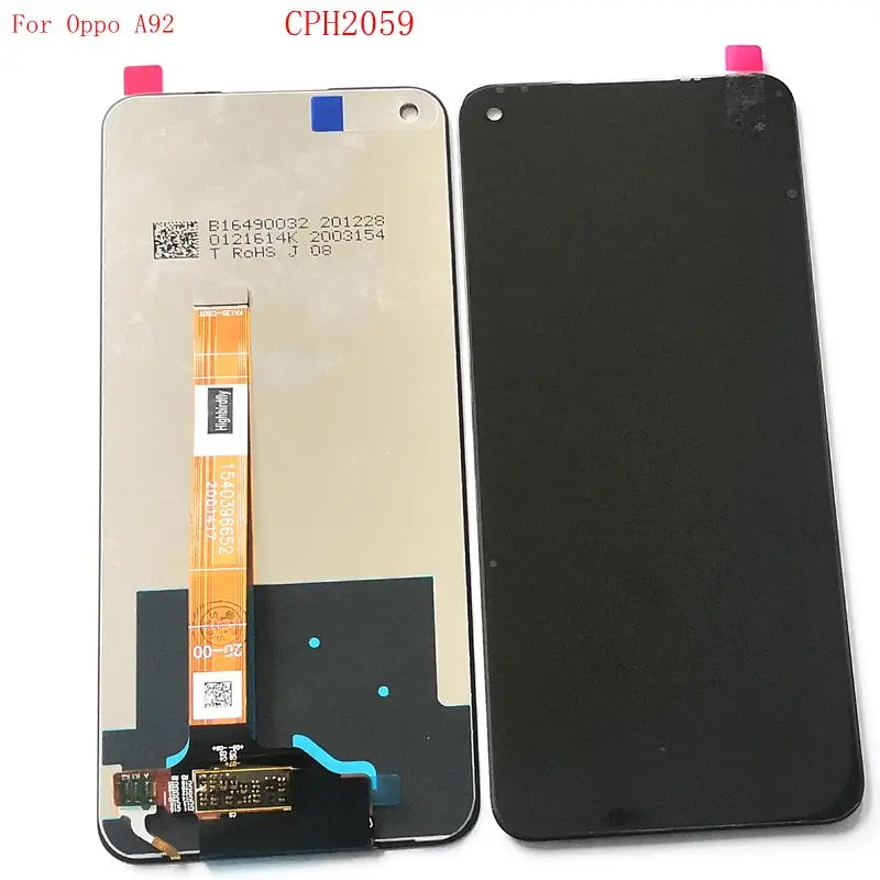 per Oppo A52 4G Schermo LCD per Oppo A72 4G Sostituzione dello Schermo per Oppo A92 4G LCD Display Touch Digitizer Assemblea Parti di Riparazione Kit (Nero, Senza Telaio