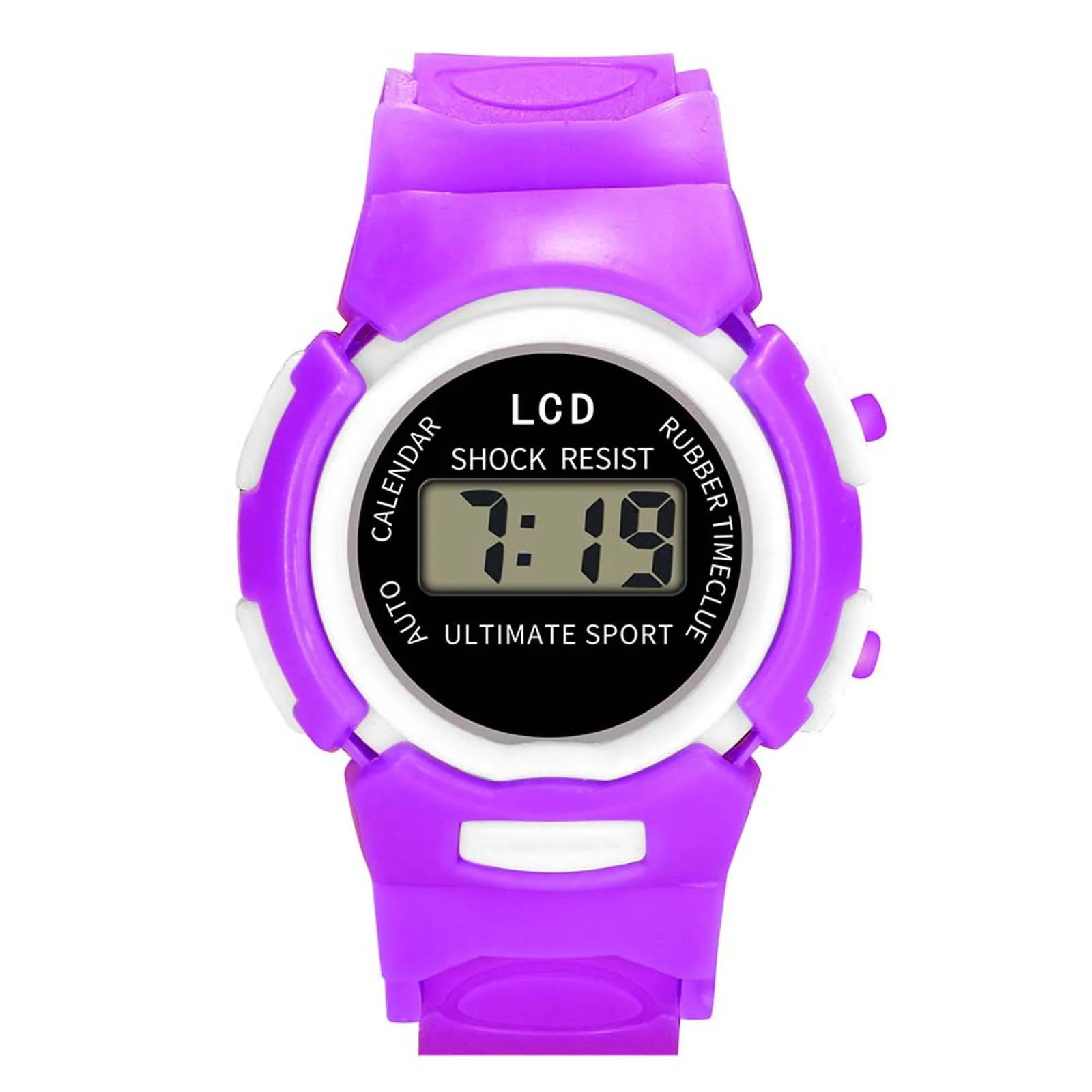 Reloj deportivo para niños, pulsera Digital Led con correa de silicona para niños y niñas