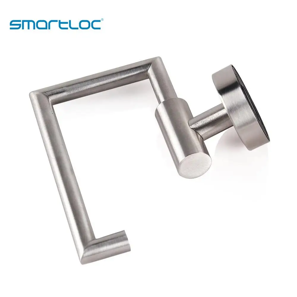 no drill smartloc Stainless Steel Toilet Paper holder Roll Towel Tissue Storage Rack Bathroom Accessories Bath Organizer Shelf