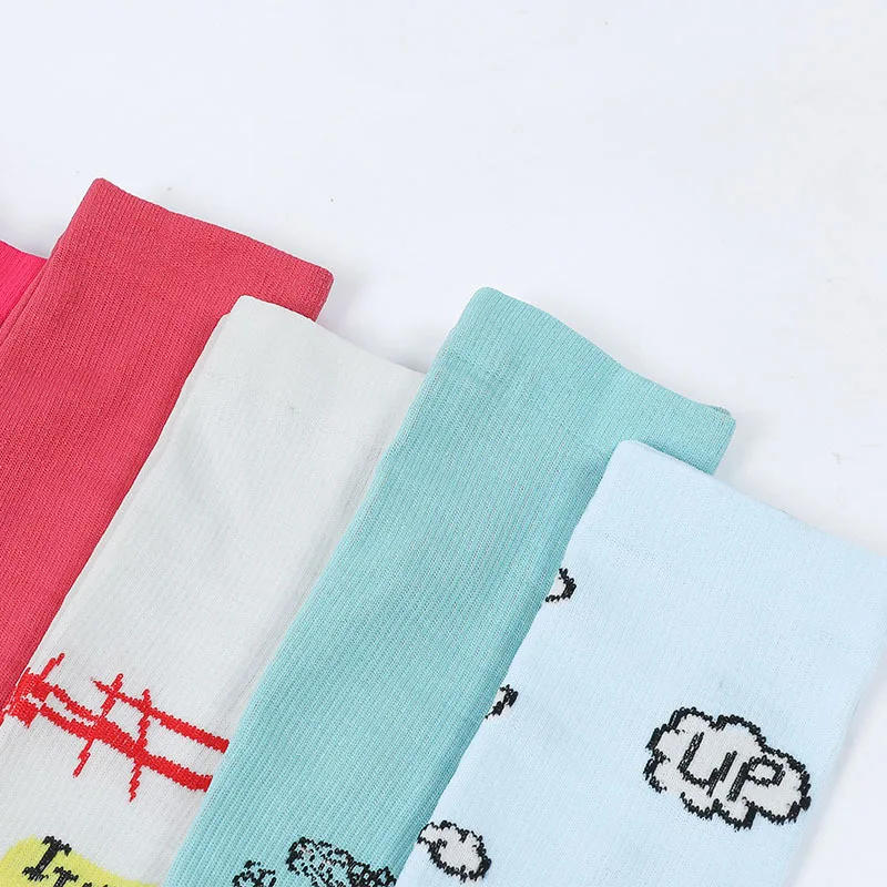 2021NewRunning Anti-slip Socks Men Cycling Marathon Halloween Sports for Varicose Veins and Veins Diabetes Socks Man Lot Outdoor image 6