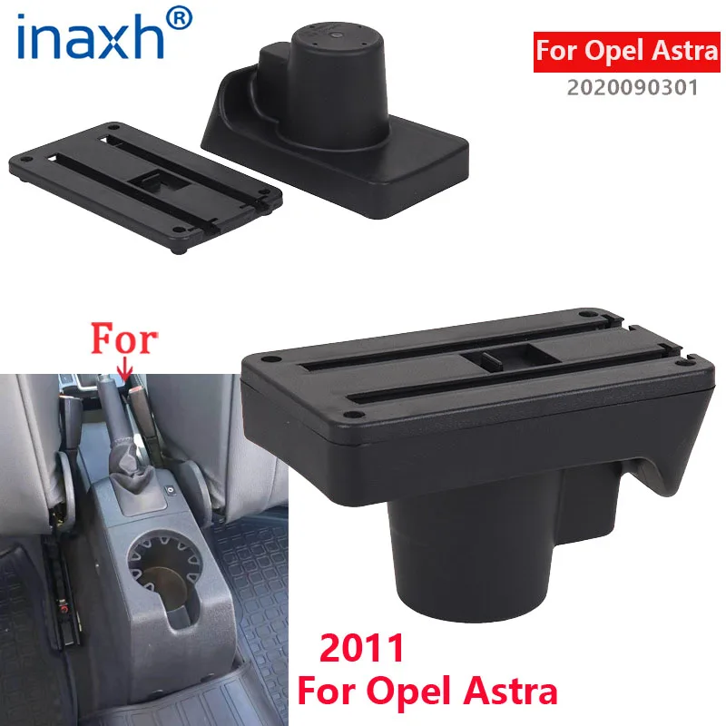 For Opel Astra Armrest Box For Opel Astra H Car Armrest 2008-2011 Interior details  refitting Car Accessories Storage box USB