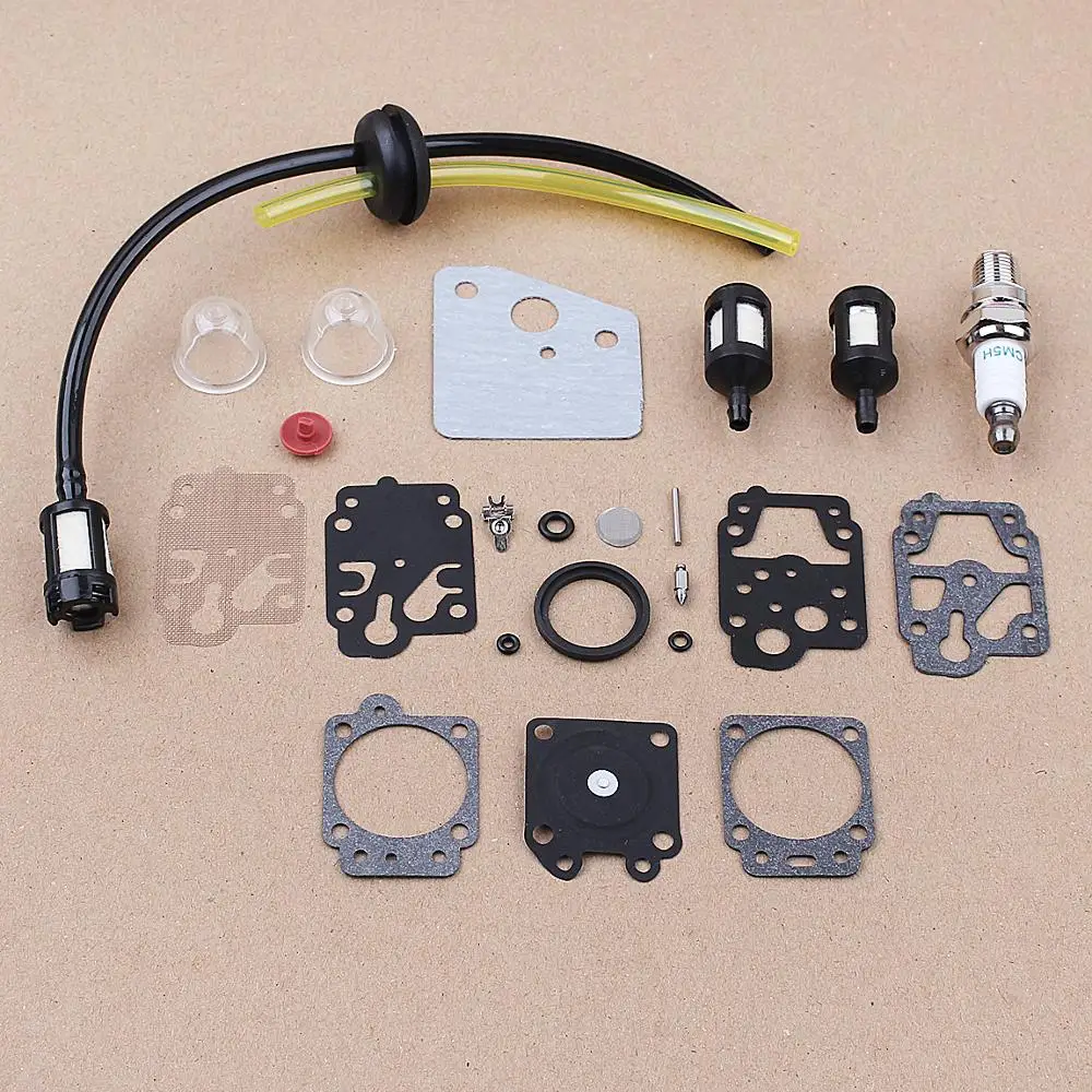 Carburatore A Membrana Guarnizione Ago Kit di Riparazione Linea Del Carburante per Honda GX35 GX25 HHB25 HHH25 K20-WY K10-WYJ Motosega Parti