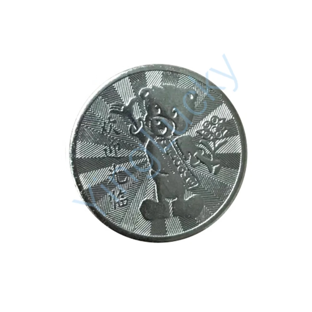 100pcs Arcade Gaming Coin Tokens Stainless Steel Tokens for Arcade Coin Acceptor Mech MAME Amusement Machines Arcade Token