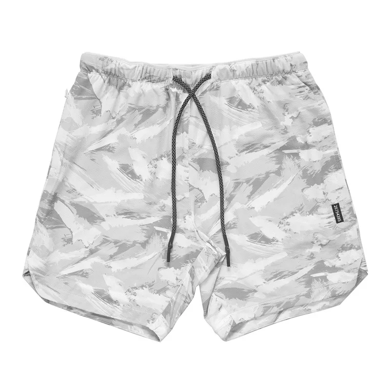 Camouflage Running Shorts Men Gym Fitness Sports Shorts Quick Dry Swim Beach Shorts Jogging Training Short Pants Male Sweatpants