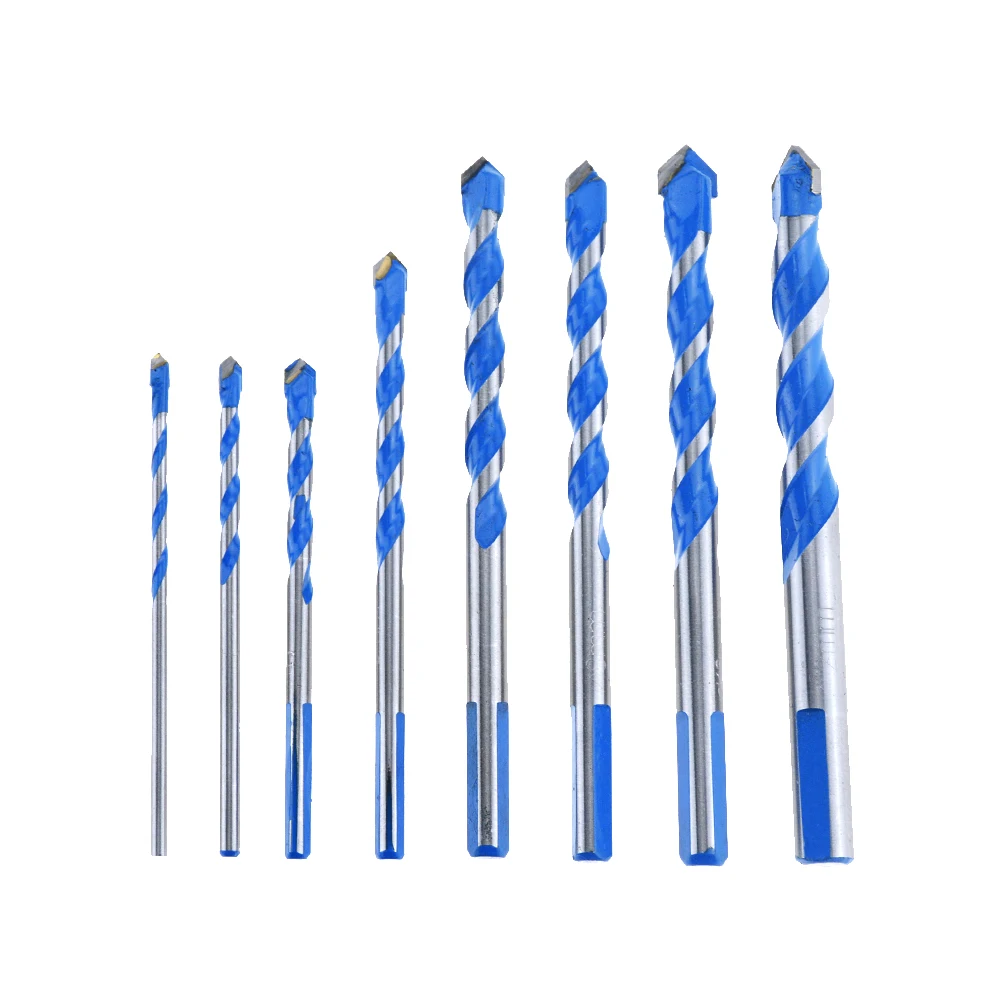 3-12MM Set Multifunctional tile drill bit Ceramic tin glass wall opening carbide tip Dram drill