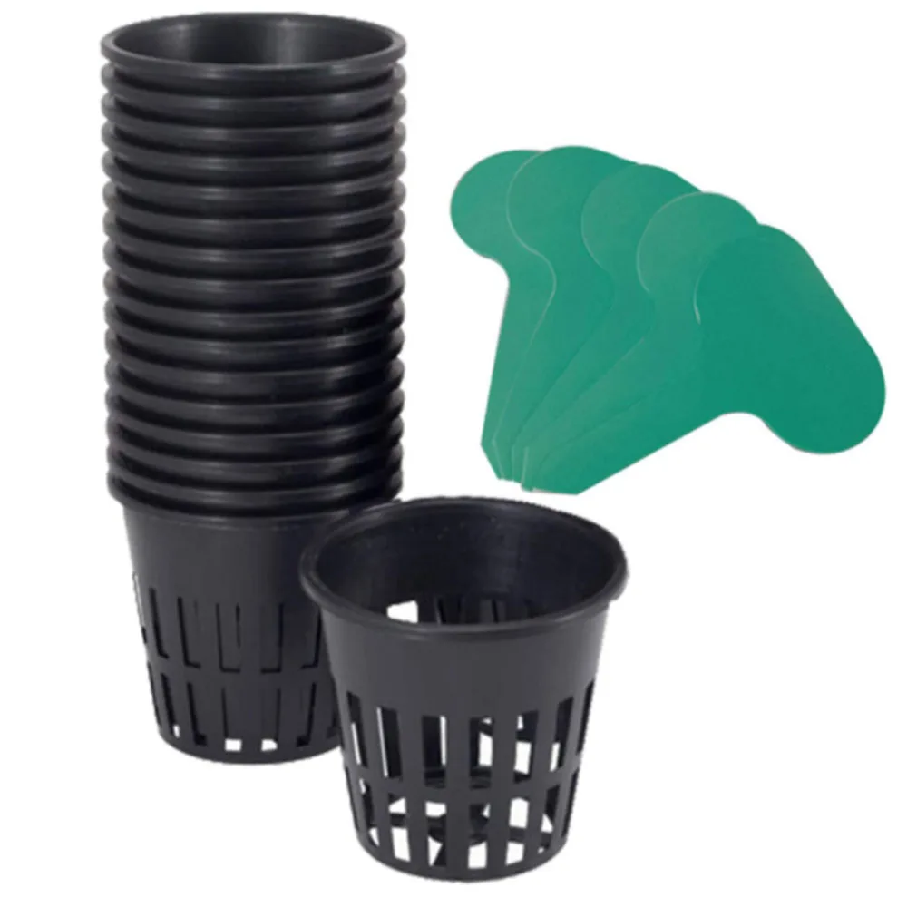 Planting Baskets Fixed Value Cups With Plant Labels Garden Plants Growing Vegetable Sprout Nursery Garden trough net cup