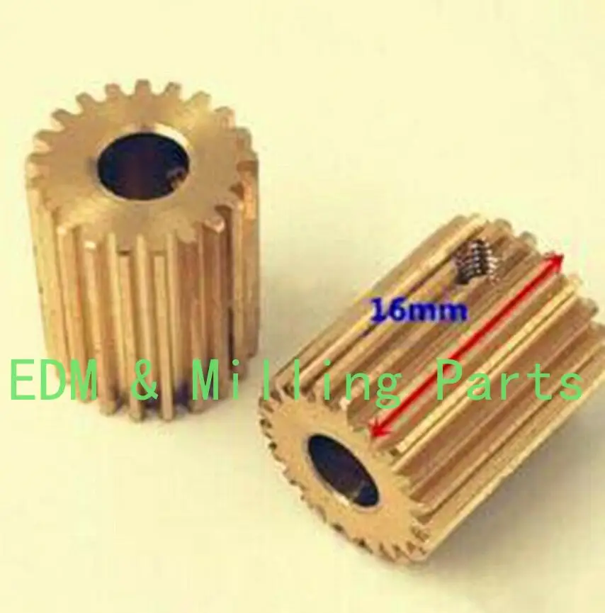 2pcs CNC Drilling Machine (EDM) Parts Motor Gear 21 Teeth Lnner Diameter 5mm Or 6mm For EDM Wire Cut Mill Part