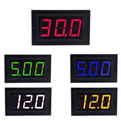 Digital Voltmeter 3 Wire DC 0V to 30V Digital Voltmeter Voltage Panel Meter For 6V 24V Electromobile Motorcycle Car 0.56 ''