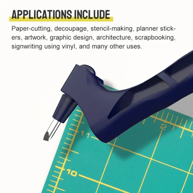 Stainless Steel Craft Cutting Tools Knives Rotating Blade  360-degree Safety Cutter Art Cutting Tool Gyro  Knife Accessories