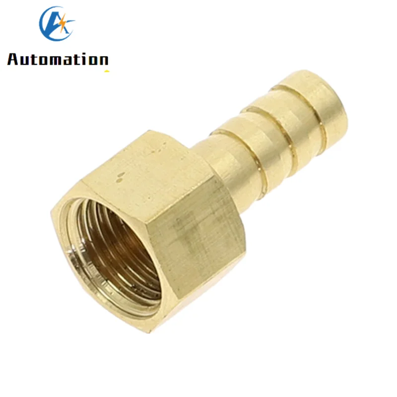 Pipe Fittings Brass Barb Hose Tail Fitting Fuel Air Gas Water Hose Oil ID 4mm-19mm to 1/8\'\' 1/4\'\' 3/8\