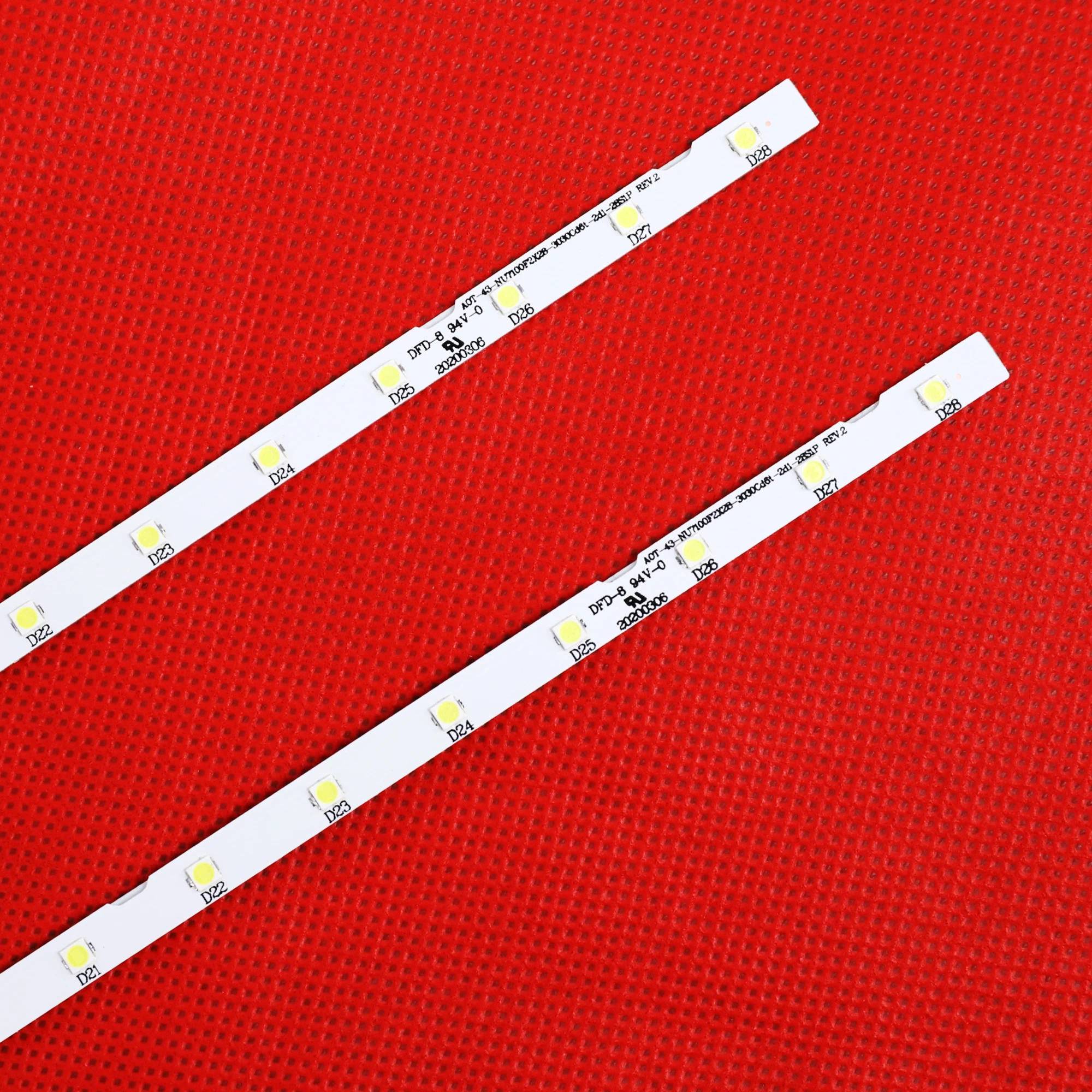 LED Backlight Strip For UE43NU7100 UE43UN7020 UN43NU7100 UE43NU7170 UE43NU7195 UE43UN7020K UE43NU7400 BN96-45954A BN61-15482A